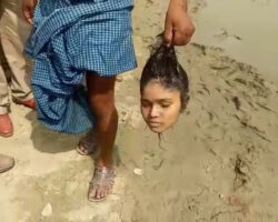 Young Indian girl was beheaded and her head thrown on river bank