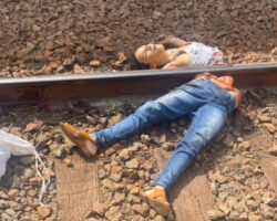 Brazilian woman was hit by train while trying to cross railway