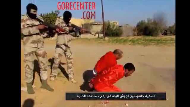 ISIS fighters shoot two men and decapitate another • GoreCenter