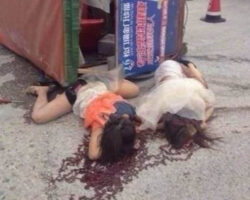 MIX: Dead Chinese women after a traffic accident
