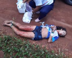 Tied corpse of young brazilian girl