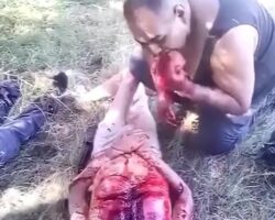 CJNG cartel member eats his victim