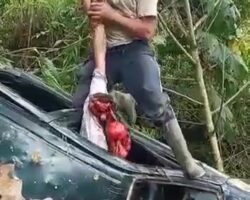 Car accident amputated a man’s head