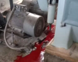 Employee was pulled into the flour milling machine