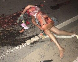 Fatal consequences of a traffic accident for young Brazilian woman