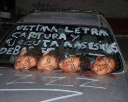 Four young men beheaded by a drug cartel