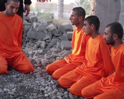 ISIS execution of four captured men