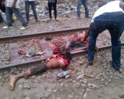 Indian man hit by train