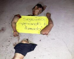 Pieces of a man’s body dumped on the streets of Mexico