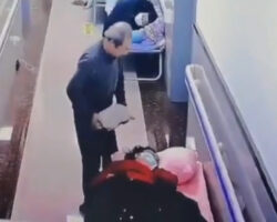 Mentally disturbed man beats sleeping patients on head with brick