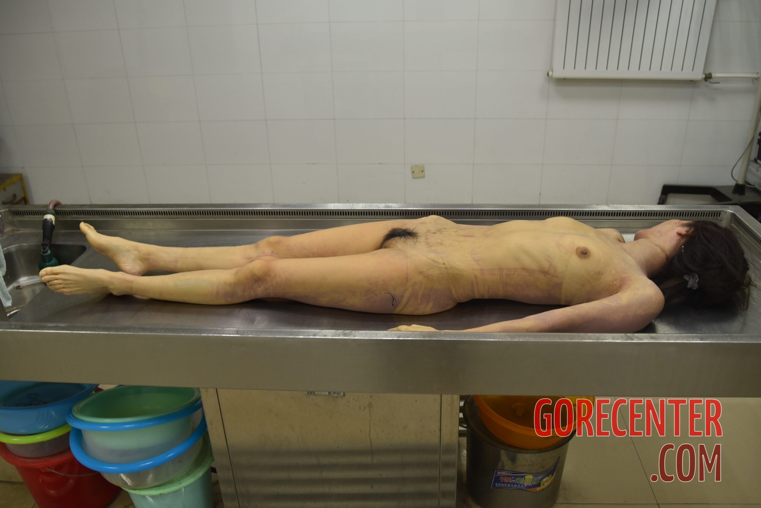 Chinese woman in morgue #7.