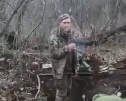 Execution of Ukrainian soldier
