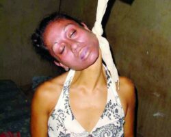 Hanged woman