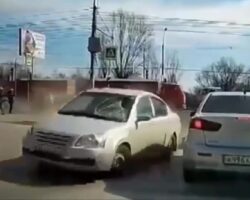 Russian driver hit a 62-year-old woman