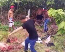 Guys enjoy chopping up corpses