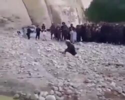 Stoning to death by Taliban
