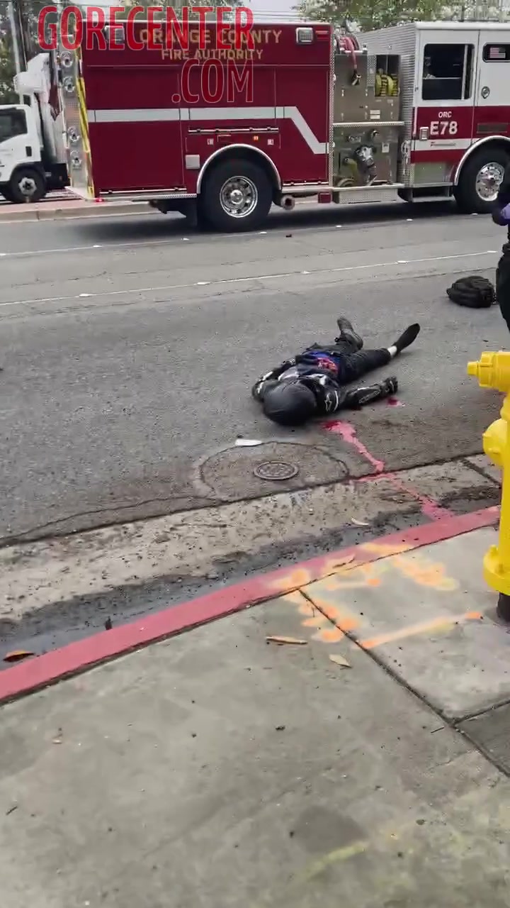 Aftermath of fatal motorcycle accident • GoreCenter
