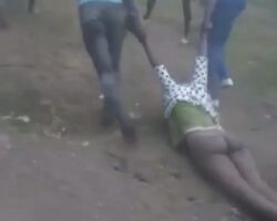 Elderly woman lynched and set on fire