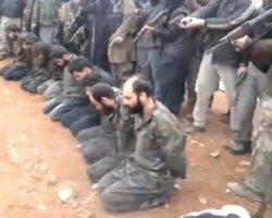 Execution of captured Armenians by ISIS