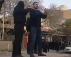 Hanging of an Iranian man