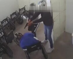 Man in wheelchair gets shot in hospital