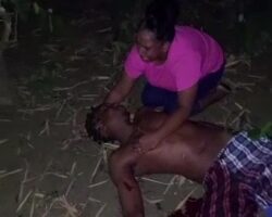 Mother cries over body of her stabbed son