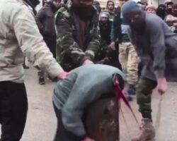 Public beheading of elderly man