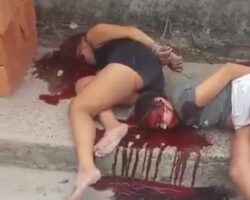 Two young women shot in head
