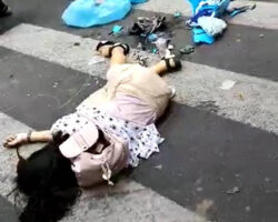 2 young Chinese girls died in car accident