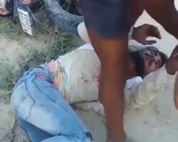 Dalit guy tortured by hindu gang