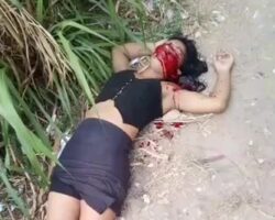 Dead woman discovered on dirt road