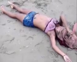 Dead young woman found on beach