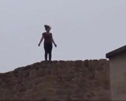 17-year-old girl committed suicide by jumping from top of castle