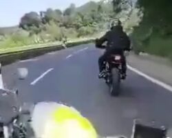 Biker filmed last moments of his friend