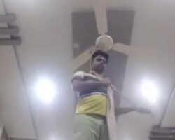 Indian hanged himself from ceiling fan during live stream