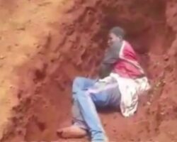 Terrorists murdered woman in shallow grave, then buried her