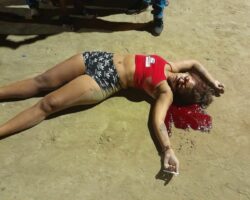 Woman found shot to death on beach