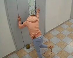 Drunk girl bleeds to death trying to break through door