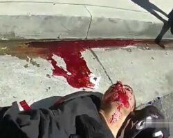 Knife wielding suspect gunned down by LAPD