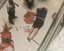 Dude committed suicide inside mall