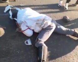 Moroccan policeman was hit by speeding car