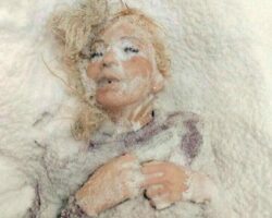 Woman frozen to death