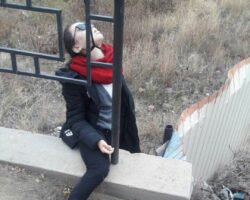 Hanged Russian girl