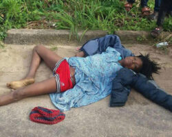 Dumped Nigerian lady