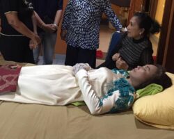 Funeral of Indonesian woman