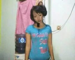 Hanged Indonesian girl
