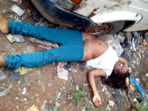 Dead Nigerian woman