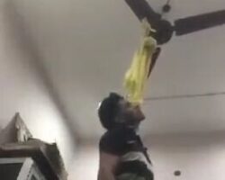 Indian man hangs himself from ceiling fan