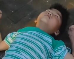 Little boy jumped out of window to escape his parents punishment
