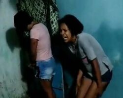Parents of the year humiliate and beat their two daughters